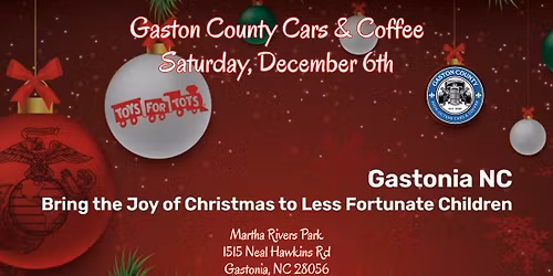 Cars & Coffee in the Park \/ 3rd Annual Toys for Tots Collection