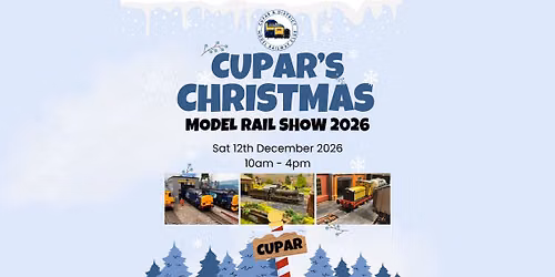 Cupar\u2019s Christmas Model Rail Show 2026