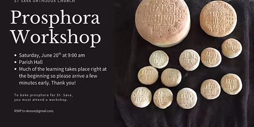 Prosphora Workshop