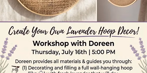 Lavender Hoop Workshop