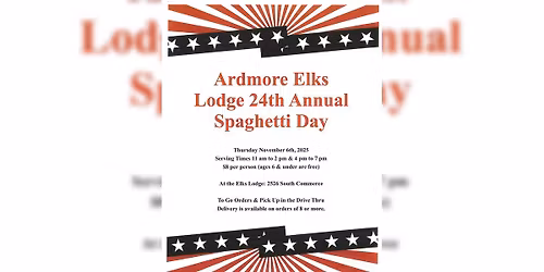24th ANNUAL ELKS SPAGHETTI DAY