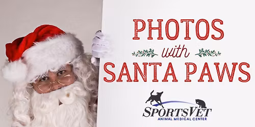 Photos with Santa Paws 🐾 🎅