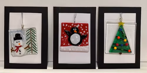 Holiday Suncatcher Greeting Cards- Introduction to Glass Fusing - Class Fee