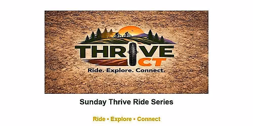 THRIVE CT-Sunday Morning Group Ride Series-Hale Ray School