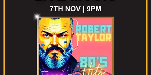 Carnforth Live Music: Robert Taylor \ud83c\udfa4