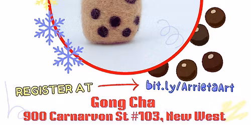 Bubble Tea and Needle Felting Workshop