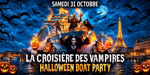The Vampire Cruise Halloween Paris Boat Party Club