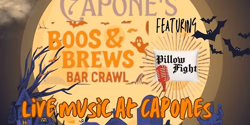 HALLOWEEN AT CAPONES WITH PILLOW FIGHT!