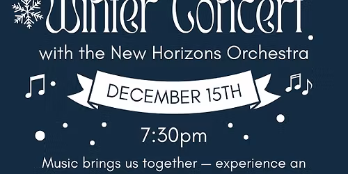New Horizons Winter Concert