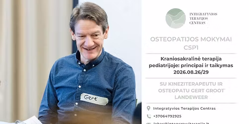 Kraniosakralin\u0117 terapija pediatrijoje: principai ir taikymas