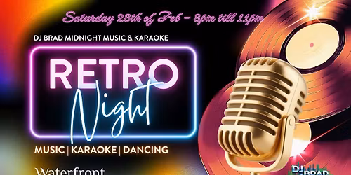 Retro Music & Karaoke Night With DJ Brad