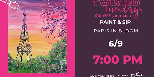 $10 off Tuesdays! Paris In Bloom
