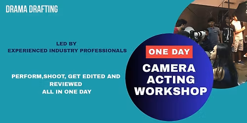 One Day Camera Acting Workshop