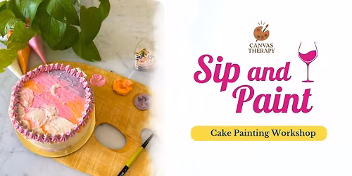 Cake Painting Workshop: Canvas Therapy X Gateaux