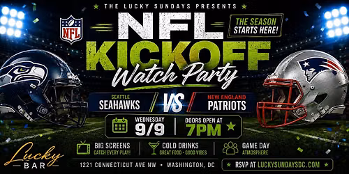 THE NFL KICK OFF PARTY AT LUCKY BAR