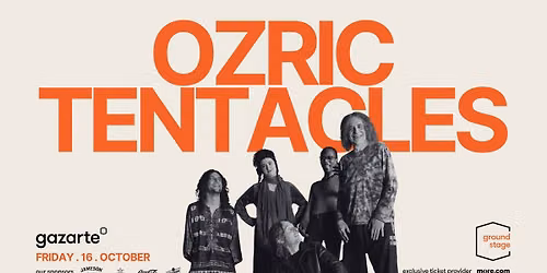 OZRIC TENTACLES live in Athens | \u03a0\u03b1\u03c1\u03b1\u03c3\u03ba\u03b5\u03c5\u03ae 16 \u039f\u03ba\u03c4\u03c9\u03b2\u03c1\u03af\u03bf\u03c5 2026 || Gazarte Ground Stage