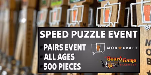 Speed Puzzle Event at Mobcraft Beer