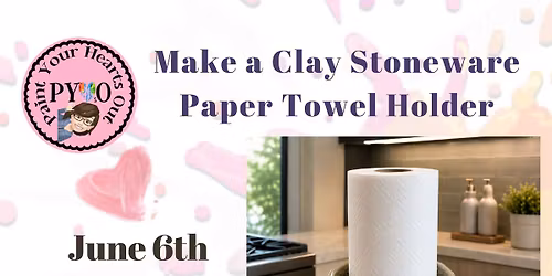 Make a Clay Stoneware Paper Towel Holder