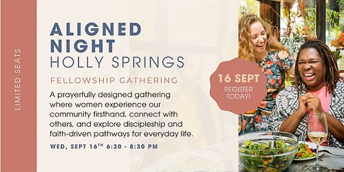 ALIGNED: Women\u2019s Fellowship, Fun & Prayer Night