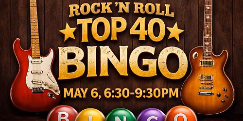 Rock N Roll BINGO Top 40~ FREE to play at Parkside