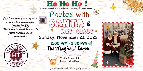 Santa at The Mayfield Tavern