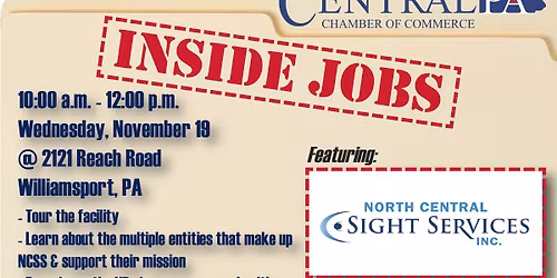 Inside Jobs Tour @ North Central Sight Services