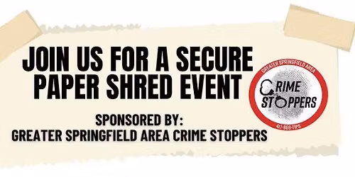3rd ANNUAL SHRED EVENT