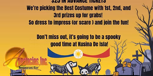 Kusina De Isla x Anastacia Bar Present: Halloween Disco Party!