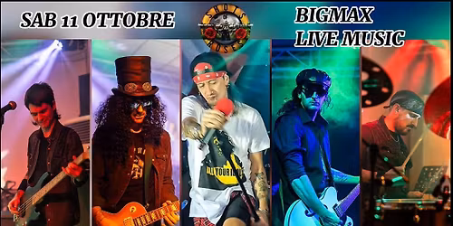 SHOTS OF ROSES - Guns N Roses tribute band live at BIG MAX, Parona (PV)