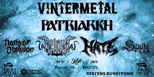 ARM concert - Vintermetal 2026: Patriarkh, Arkona, Hate, Halls of Oblivion & Sanity