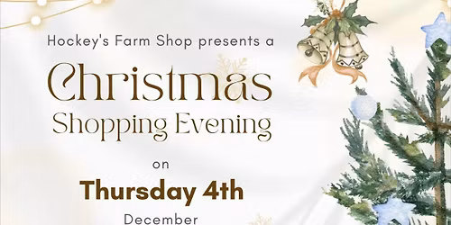 Hockey\u2019s Christmas shopping evening 