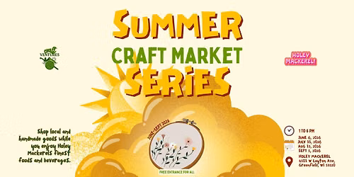 Summer Craft Market Series