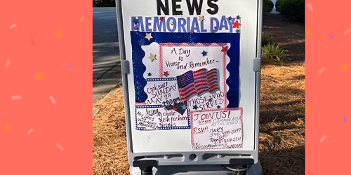 Memorial Day Social