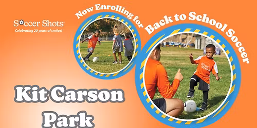 Soccer Shots at Kit Carson Park!