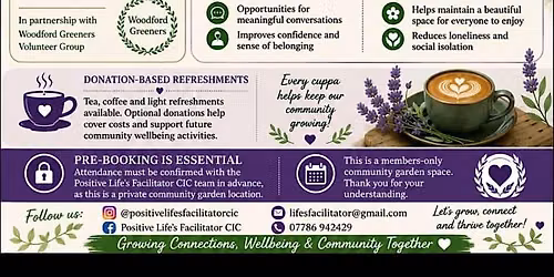 Fortnightly community wellbeing gardening morning
