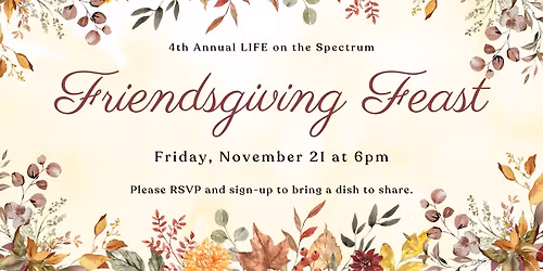 November 21 | Friendsgiving Feast