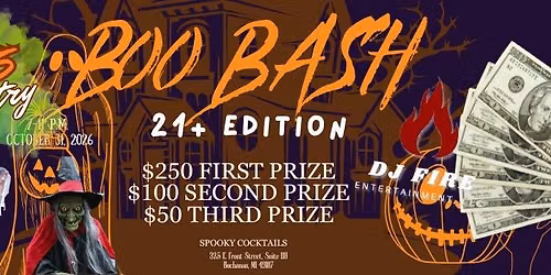 Boo Bash - 21+ Edition
