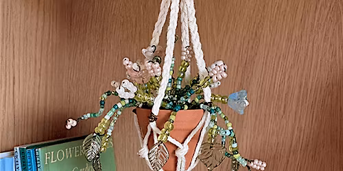 'Free' Community Mini Beaded Hanging Pot Plant Workshop