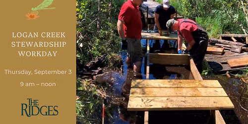 Logan creek Stewardship workday