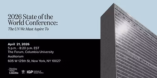 2026 State of the World Conference: The UN We Aspire To