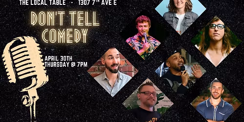 Don't Tell Comedy Takeover @ The Local Table