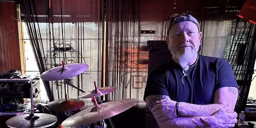 Donnie drumming with Crossbones in Panama City 