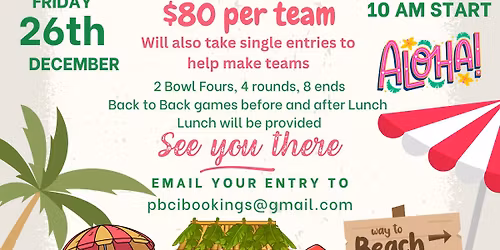 Boxing Day Hawaiian Luau Bowls