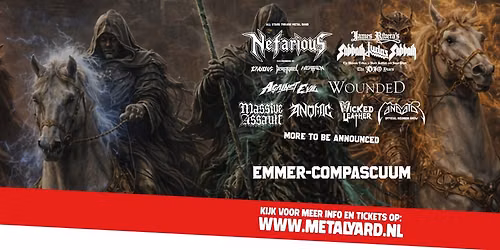 Metalyard 2026 : Nefarious + Wounded + Mandator + Against Evil + Massive Assault