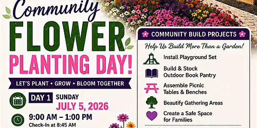 Bloom Village Flower Planting Day