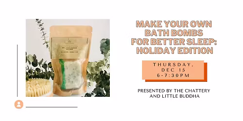 Make Your Own Bath Bombs for Better Sleep: Holiday Edition