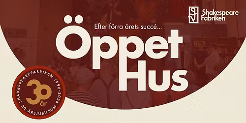 \u00d6ppet Hus p\u00e5 Shakespearefabriken