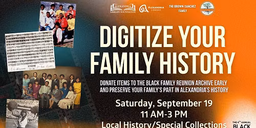 Alexandria Library's 4th Annual Black Family Reunion