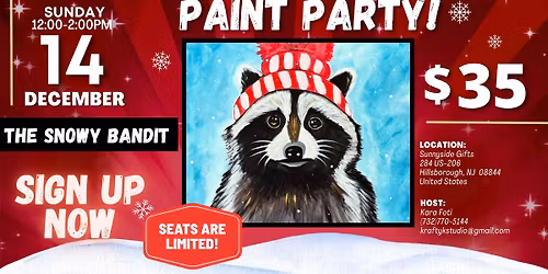 The Snowy Bandit Paint Party
