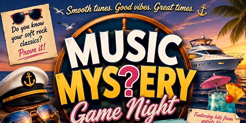 Music Mystery Game Night - Yacht Rock